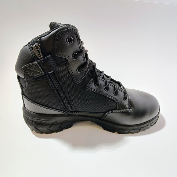 Interceptor Men's 8.5 Guard Zippered Soft Toe Tactical Black Boots NWT - Picture 3 of 16